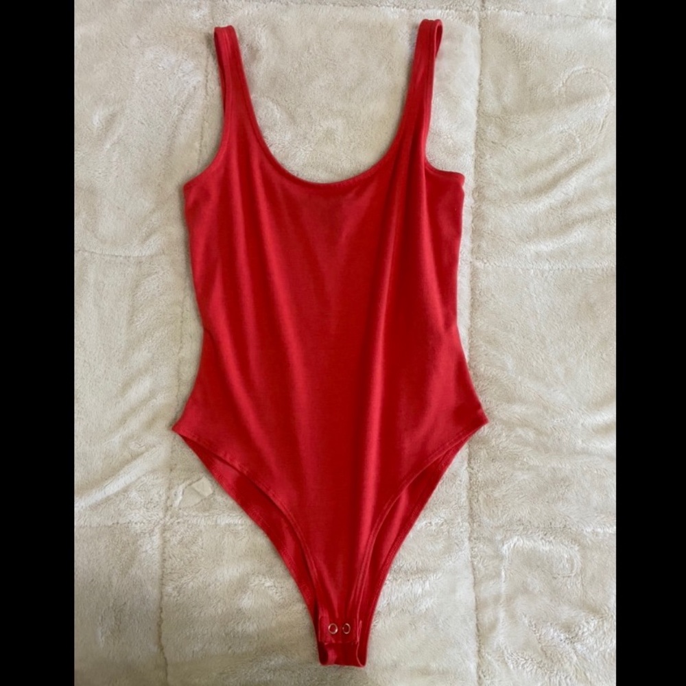 Basic Red Bodysuit